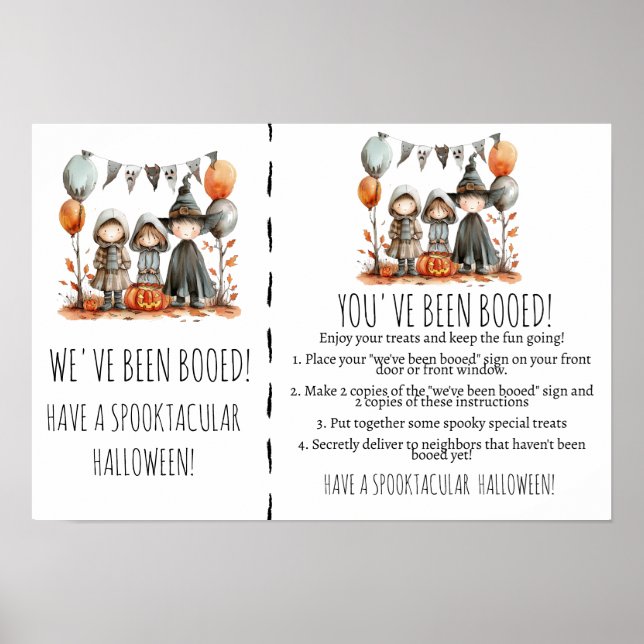 Boo Crew Surprise – A Halloween Game Poster (Front)