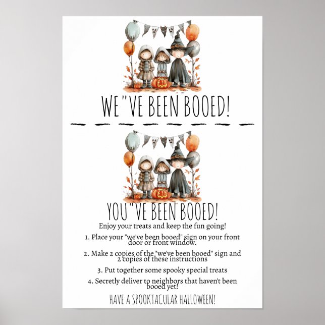 Boo Crew Surprise – A Halloween Game Poster (Front)