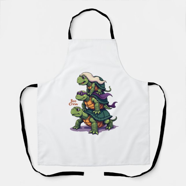 Boo Crew Turtle Apron (Front)