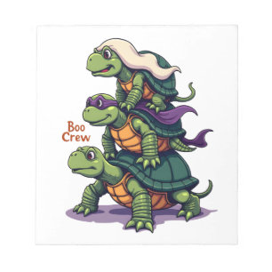 Boo Crew Turtle Notepad