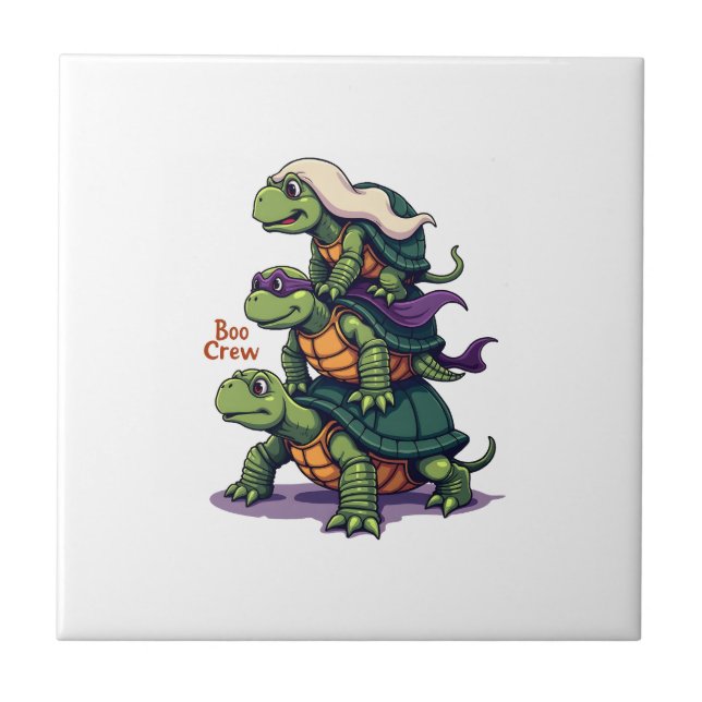 Boo Crew Turtle Tile (Front)