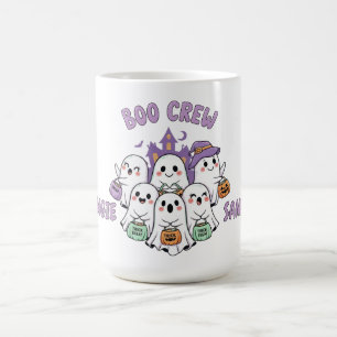 Boo Crew Two Names Halloween Coffee Mug