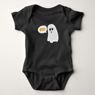 BOO! Cute Ghost Halloween Baby Bodysuits