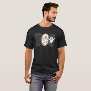 Boo Cute Halloween Ghosts Fun & Spooky  T-Shirt