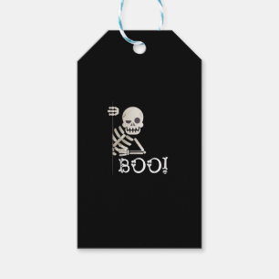 Boo! Cute Hiding Peekaboo Scary Kids Halloween Ske Gift Tags