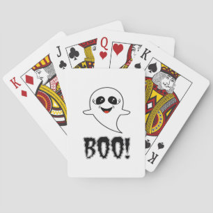 Boo! Cute Little Halloween By Lucas Retro Classic Playing Cards