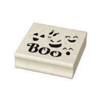 Boo Cute Whimsical Halloween Ghost Face