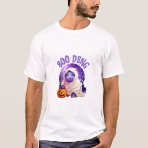 Boo Deng Moo Deng Cute Baby Pygmy Hippo Halloween T-Shirt