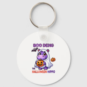Boo Deng The Halloween Hippo Cute Bouncy Pig Costu Key Ring