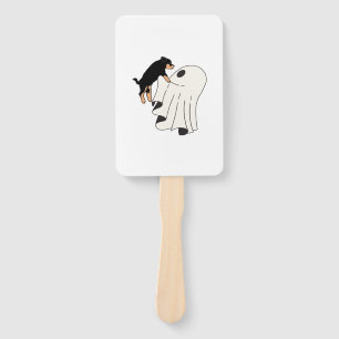 Boo Dog Halloween Dog Spooky Hand Fan