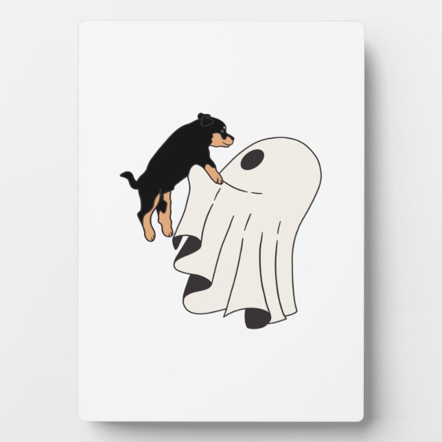 Boo Dog Halloween Dog Spooky Plaque (Front)