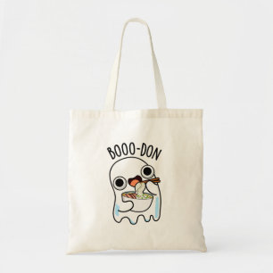 Boo-don Funny Ghost Udon Pun  Tote Bag