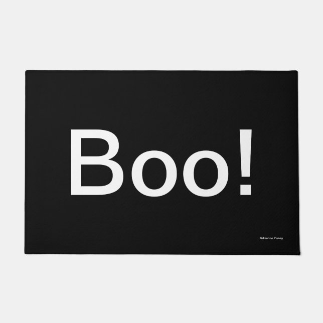 Boo! Door Mat (Front)