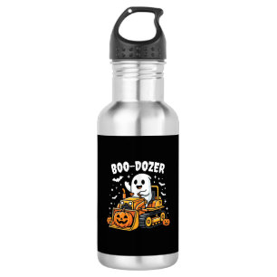 Boo Dozer Halloween Ghost Bulldozer_1 532 Ml Water Bottle