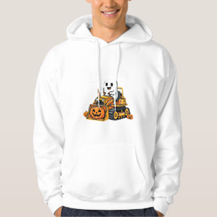 Boo Dozer Halloween Ghost Bulldozer_1 Hoodie