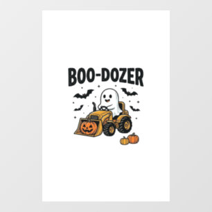 Boo-Dozer Halloween Ghost Bulldozer Design_1