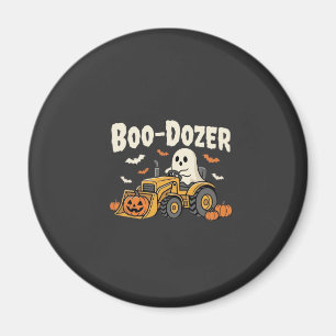 Boo-Dozer Halloween Ghost Bulldozer Design_1 Magnet