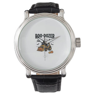 Boo-Dozer Halloween Ghost Bulldozer Design_1 Watch