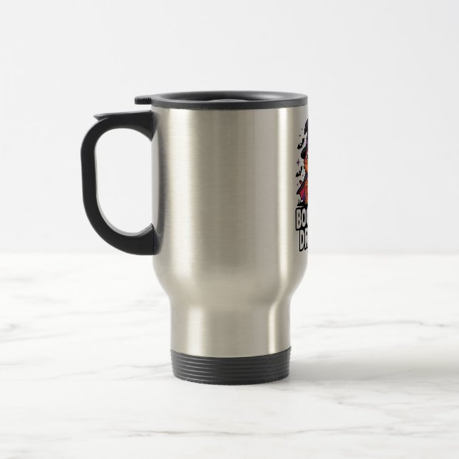 Boo-Dred Dragon Halloween Design Travel Mug (Left)
