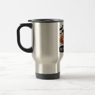 Boo-Dred Dragon Halloween Illustration Travel Mug