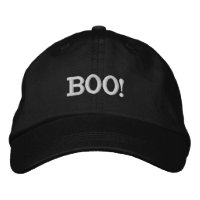 Boo! Embroidered Baseball Cap