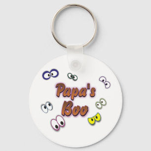 BOO EYES PAPA KEY RING
