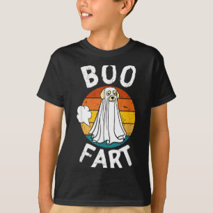 Boo Fart Dog Funny Cute Farting Labrador Ghost T-Shirt