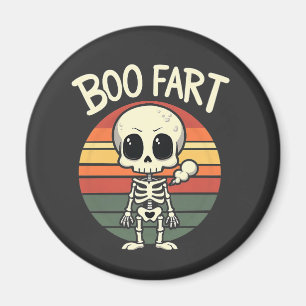 Boo fart Funny Spooky Pastel Ghost Goth Retro  Magnet