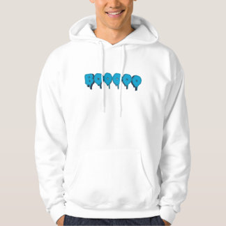 boo funny ghost text hoodie