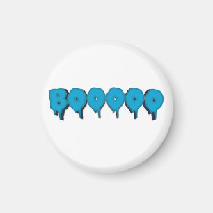 boo funny ghost text magnet