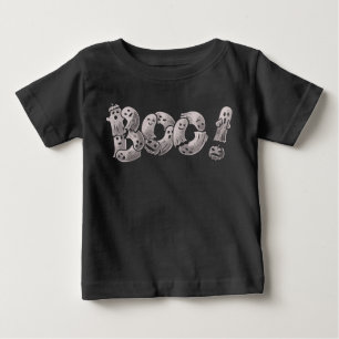 Boo Funny Ghosts Cute Baby Boy Girl Halloween 2023 T-Shirt
