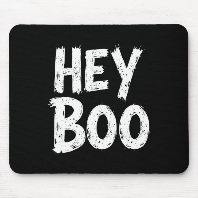 Boo Funny Halloween Ghost  Mouse Pad (Front)