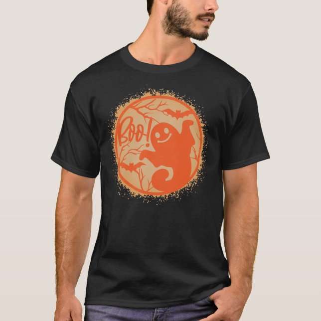 Boo Funny Halloween Gift Ideas T-Shirt (Front)