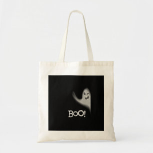 Boo Funny Hiding Peekabo Scary Halloween Tote Bag