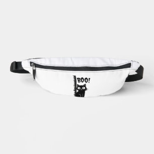 Boo!  Funny Hiding Peekaboo Scary Halloween Cat Bum Bags