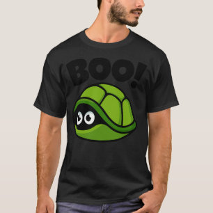 Boo!  Funny Hiding Turtle Peekaboo Scary Halloween T-Shirt