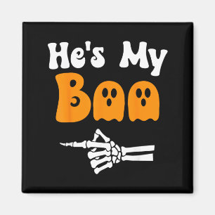 Boo Funny Matching Halloween Couples Boo Magnet