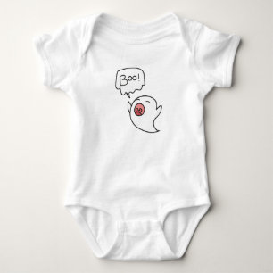 Boo Ghost Baby Bodysuit