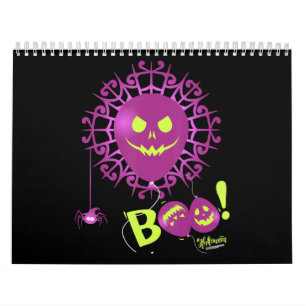 Boo Ghost Bats Spider Creepy Halloween Calendar