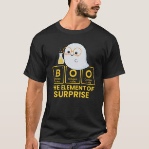 Boo Ghost Chemistry Funny Halloween T-Shirt