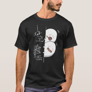 Boo Ghost Halloween Carnival Birthday Boy Dude ART T-Shirt