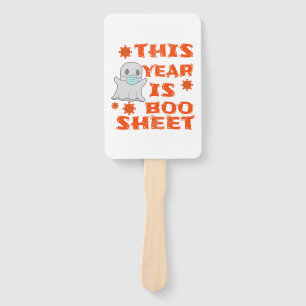 Boo Ghost Halloween Halloween Hand Fan