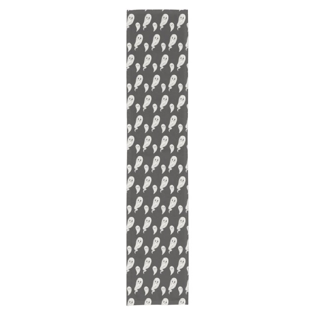 Boo ghost halloween short table runner (Front)