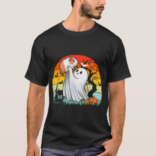 Boo Ghost Hunging Guinea Pig Halloween Family  T-Shirt