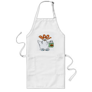 BOO ! GHOST LONG APRON