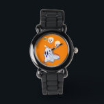 Boo Ghost UK 31 Spooky USA Skull October Halloween Watch<br><div class="desc">Boo Ghost UK 31 Spooky USA Skull October Halloween. Best gifts for Halloween Festival T-shirts, Ghost Puzzle, Trick or Treat iPhone Case, Spooky Tees, Skull Sticker, Spirit Mug, Birthday Tees, Anniversary T-shirts, Christmas, and Birthday T-shirts. Silver Glitter Watch. The Colourful designer-fitting outfits for Festival lovers, Thanksgiving lovers, Halloween Celebration, Trick...</div>