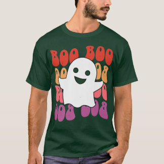 Boo Ghost Vintage Halloween Costume T-Shirt