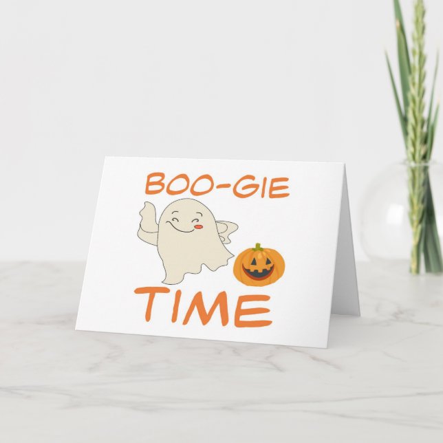**BOO-GIE TIME** HALLOWEEN SPENT WITH **YOU** CARD (Front)