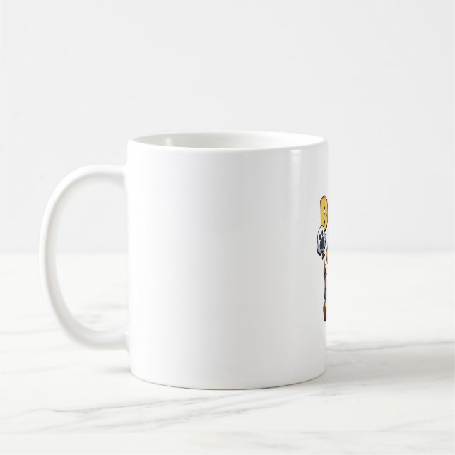 Boo Giraffe Halloween Ghost Giraffe  _1 Coffee Mug (Left)