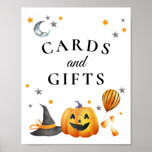 Boo Halloween Baby Shower Cards & Gifts Sign